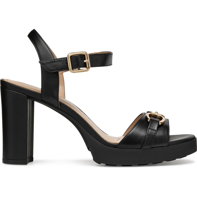 Sandalen Geox D Walk Pleasure 85S D55B6A 000TU C9999 Schwarz
