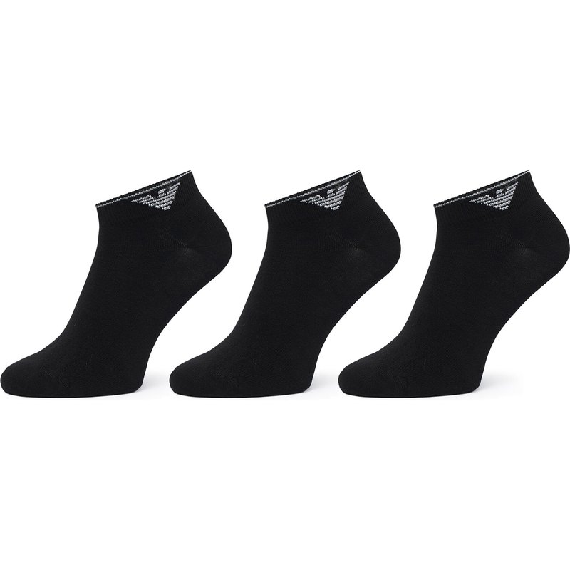 Kurze Socken EA7 Emporio Armani EW000584 AF25644 UC001 Schwarz