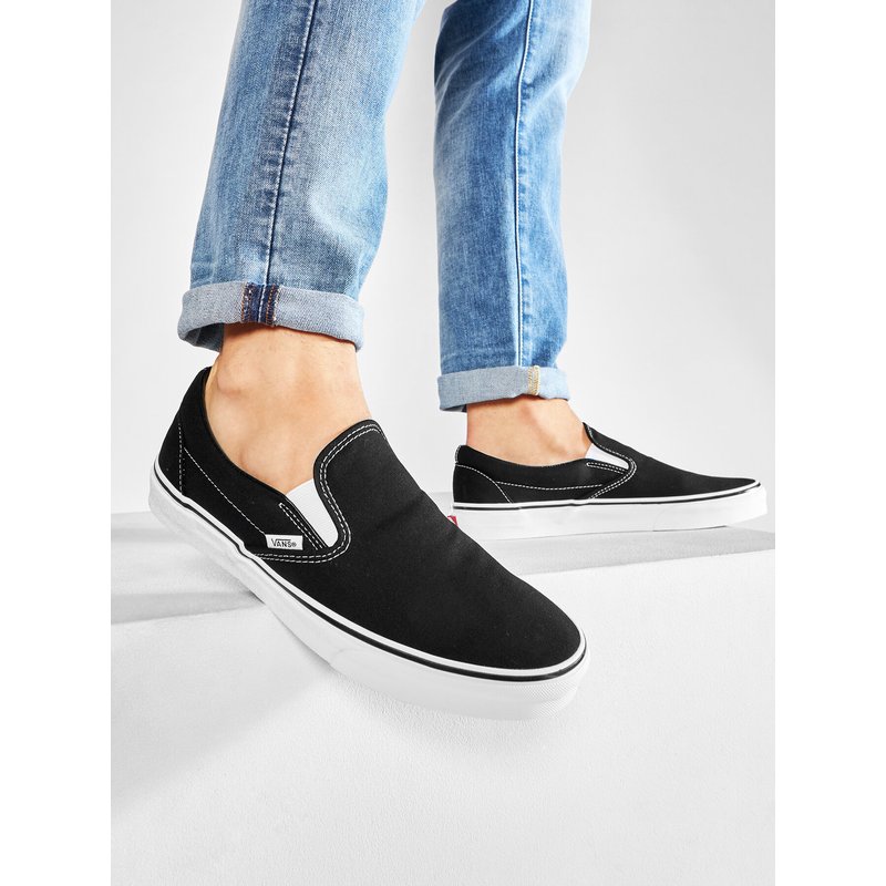 Sneakers aus Stoff Vans Classic Slip-On VN-0EYEBLK Schwarz