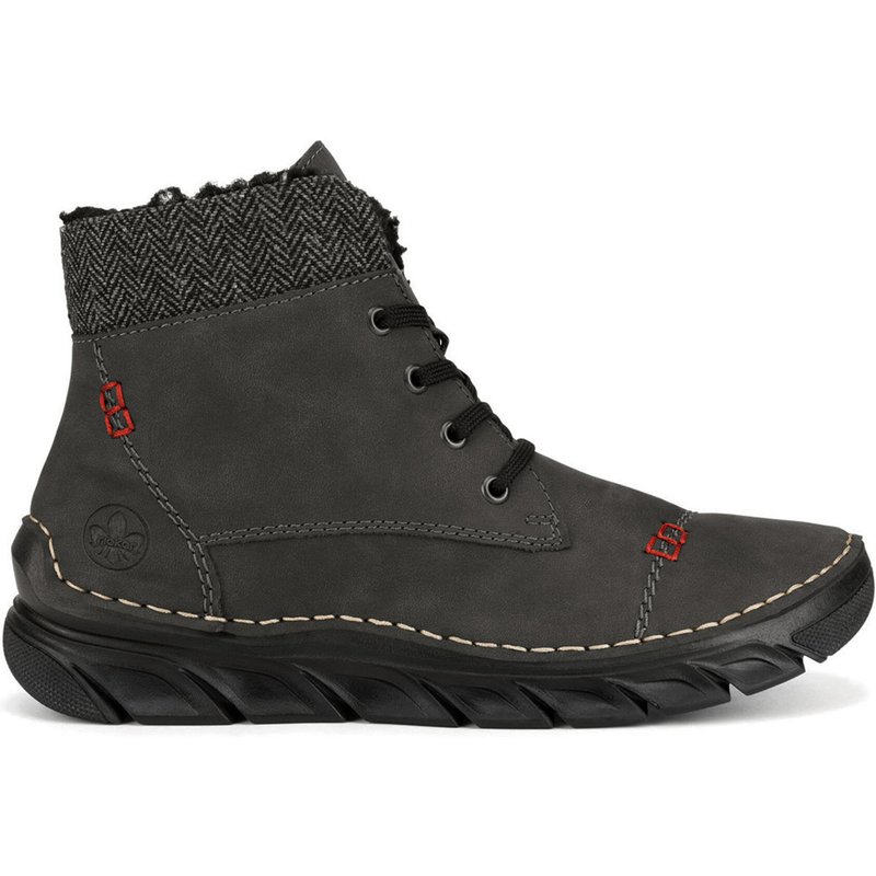 Schnürschuhe Rieker 55031-45 Grau