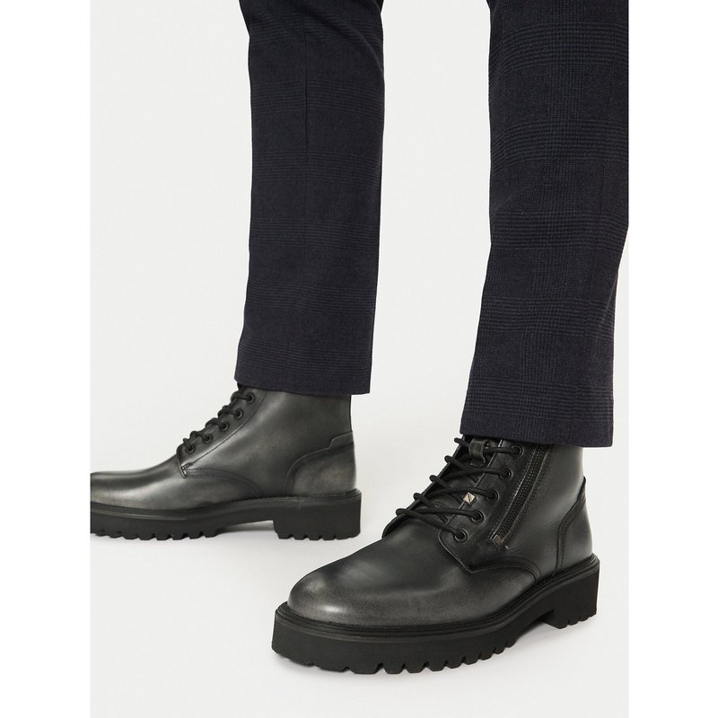 Schnürstiefeletten Pepe Jeans Durham Rub PMS50253 Schwarz