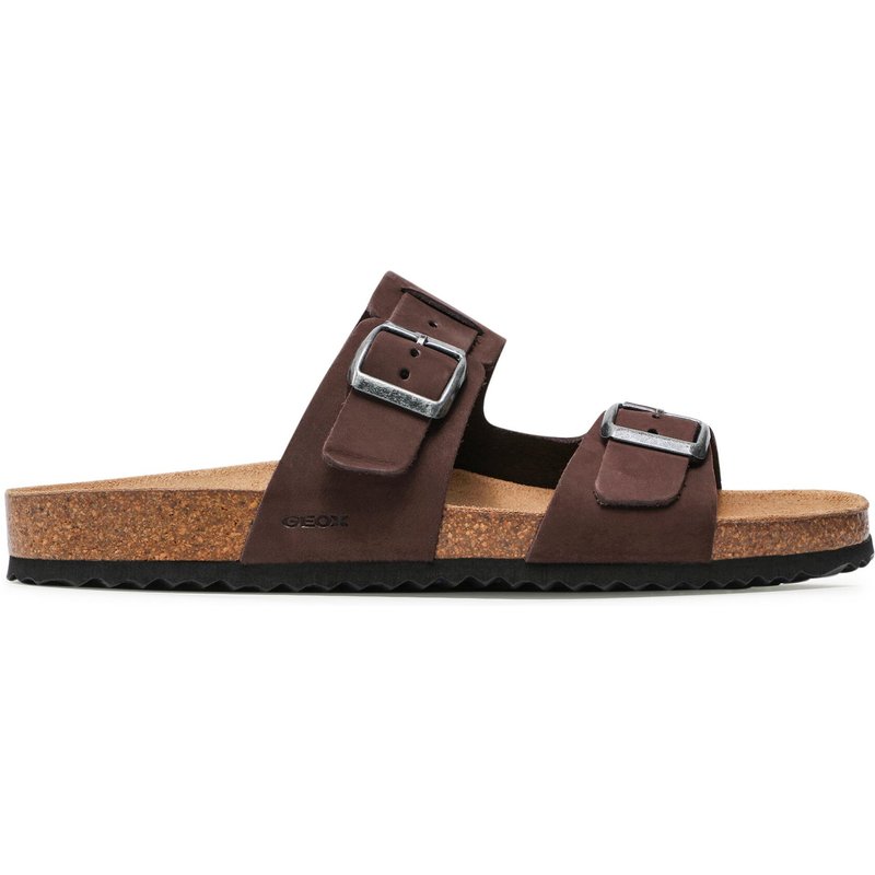 Pantoletten Geox U Sandal Ghita B U159VB 00032 C6024 Braun