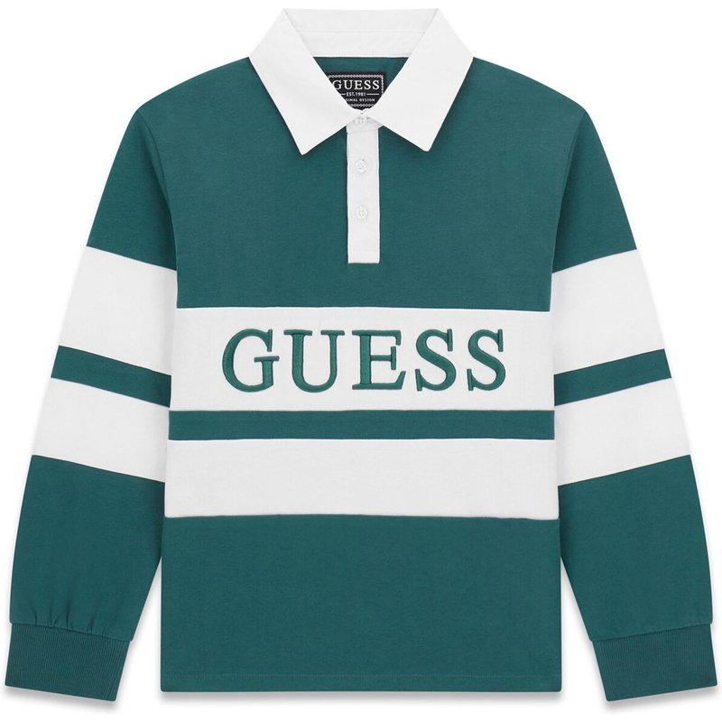 Guess Poloshirt L6RP04 KCNQ4 Grün Regular Fit