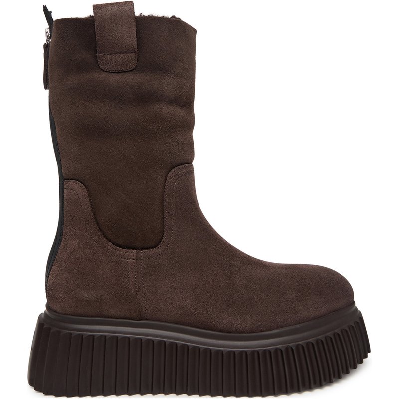 Stiefeletten AGL Milagros Fur D751529PGK Dunkelgrün