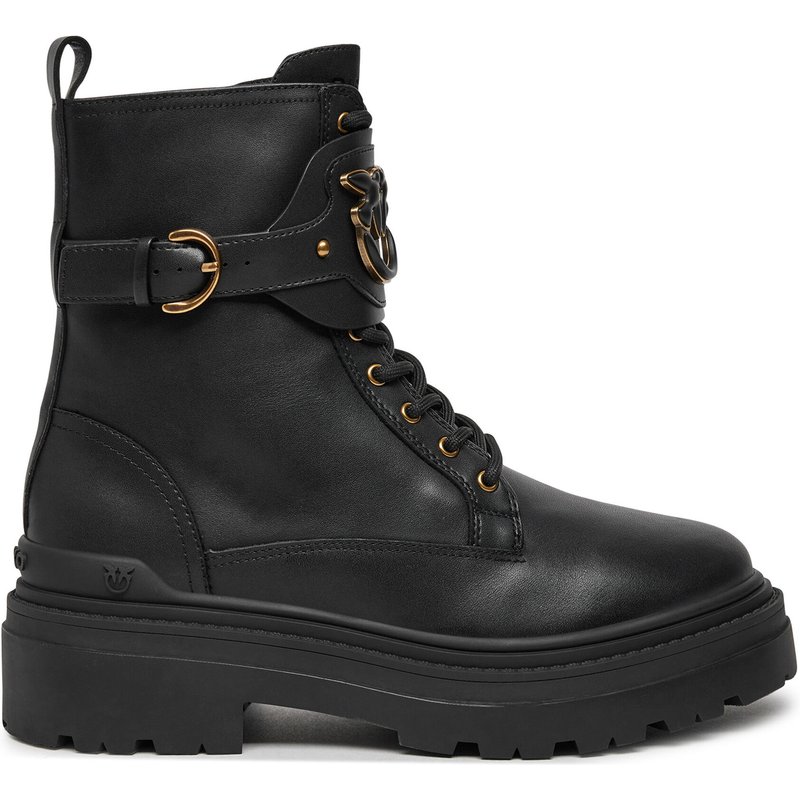 Schnürstiefeletten PINKO Mia 07 SD0147 P001 Schwarz