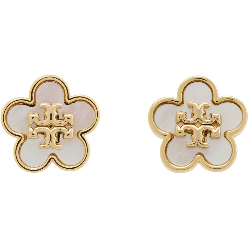 Ohrringe Tory Burch Kira Flower 157351 Goldfarben