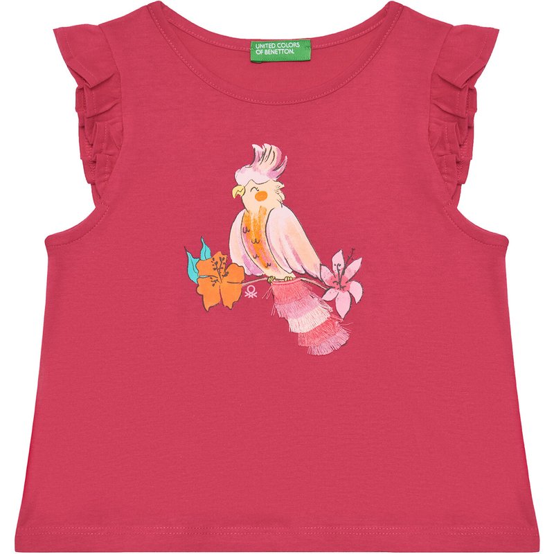 United Colors Of Benetton T-Shirt 3I1XG10JK Rosa Regular Fit