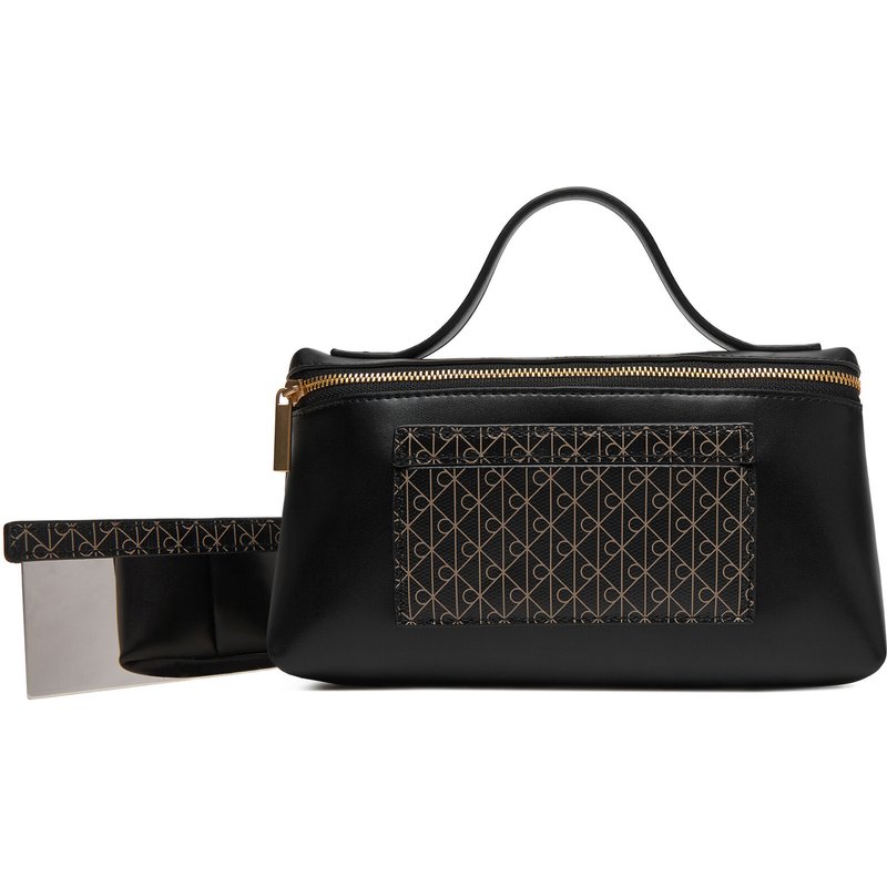 Kosmetiktasche Calvin Klein Emblem Aop Beauty Case Giftset LV04F1102G Schwarz