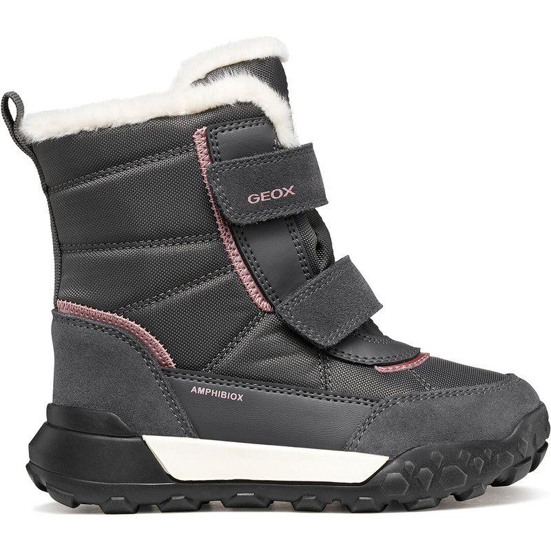 Schneeschuhe Geox J Trekkyup Girl B Abx J46M7E 08V22 C1377 D Dunkelgrau
