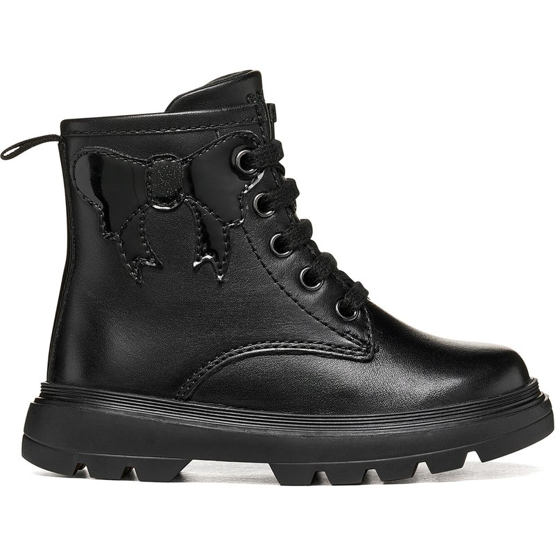 Schnürschuhe Geox B Kiddartah Girl B665YA 08502 C9999 M Schwarz