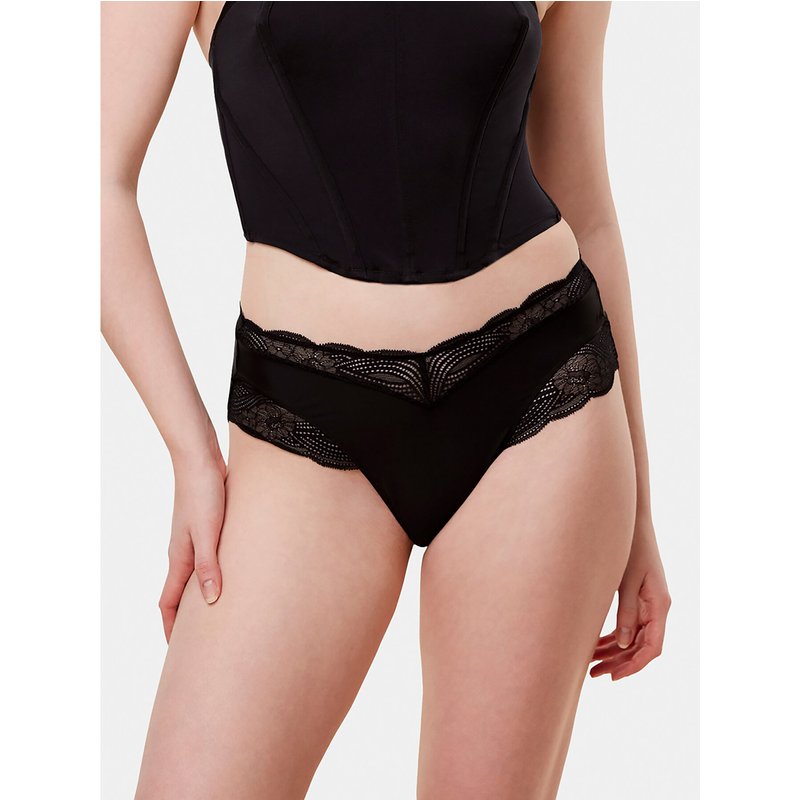 Triumph Klassischer Damenslip Lift Smart Bandeau Maxi EX 10215945 Schwarz