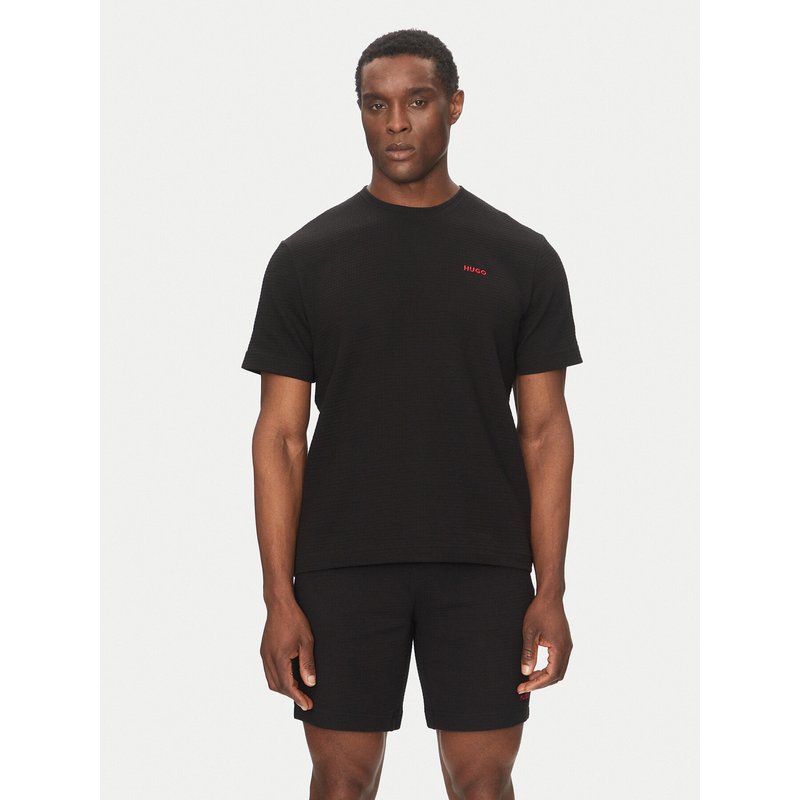 HUGO T-Shirt Austin 50532011 Schwarz Regular Fit