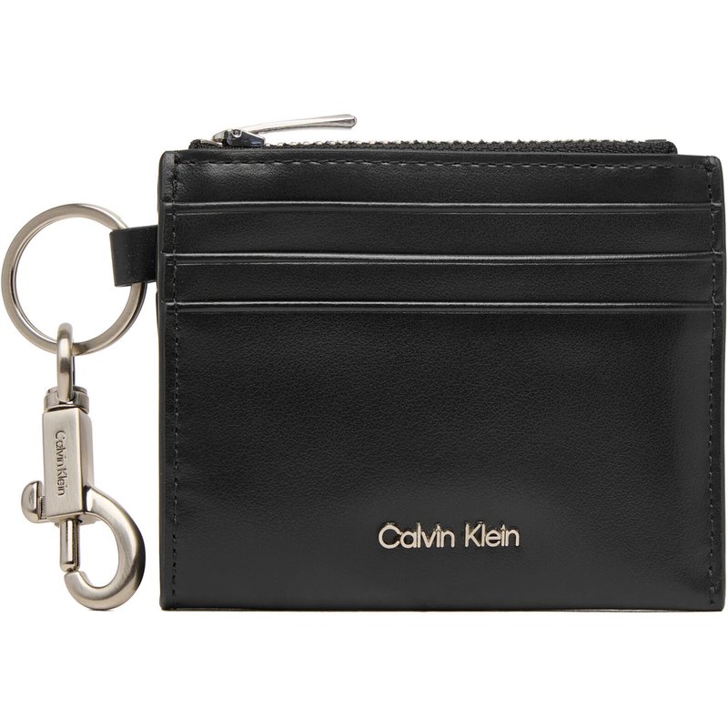 Kreditkartenetui Calvin Klein Raised Cardholder W/ Clip LV04D1278G Schwarz