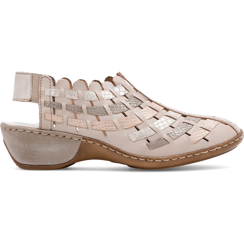 Halbschuhe Rieker 47156-43 Beige