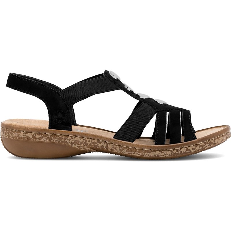 Sandalen Rieker 62831-00 Schwarz