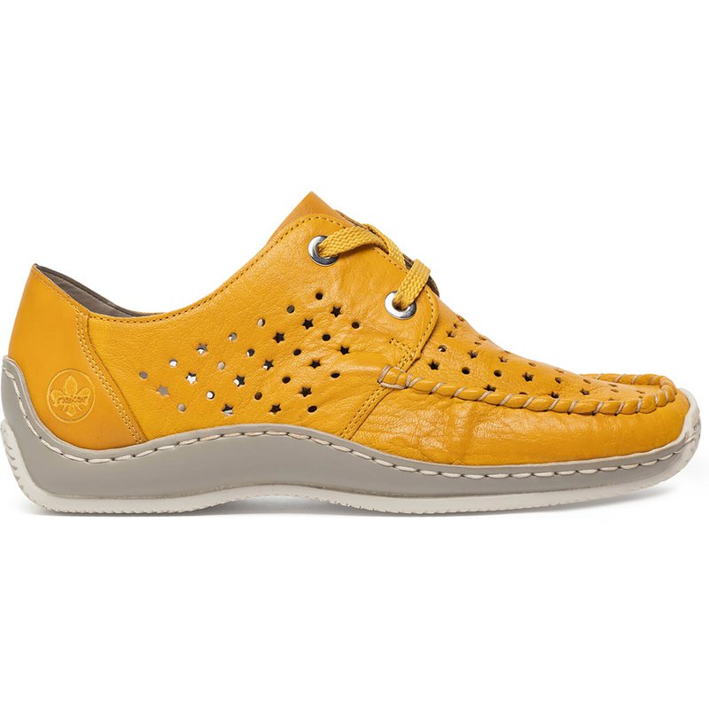 Halbschuhe Rieker L1716-68 Gelb