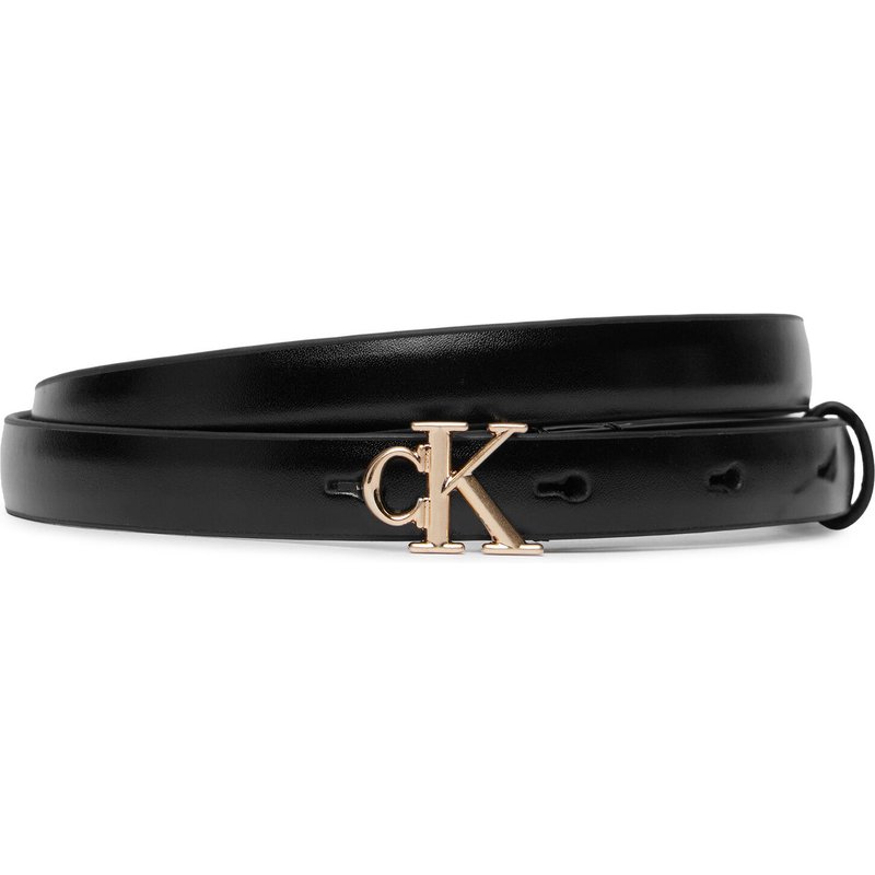 Gürtel Calvin Klein Round Ck Buckle Smooth 15Mm LV04F7085G Schwarz