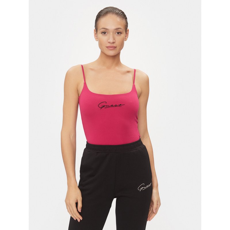 Guess Top Signature V4RP06 J1314 Rosa Regular Fit