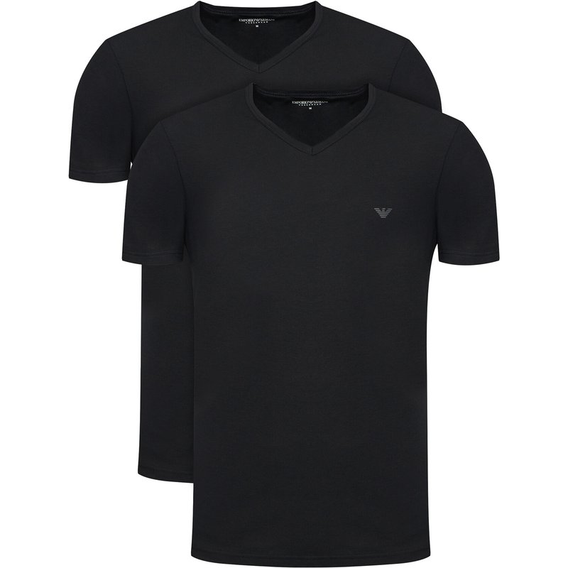 Emporio Armani Underwear T-Shirt-Set EM000392 AF14132 MC005 Schwarz Regular Fit
