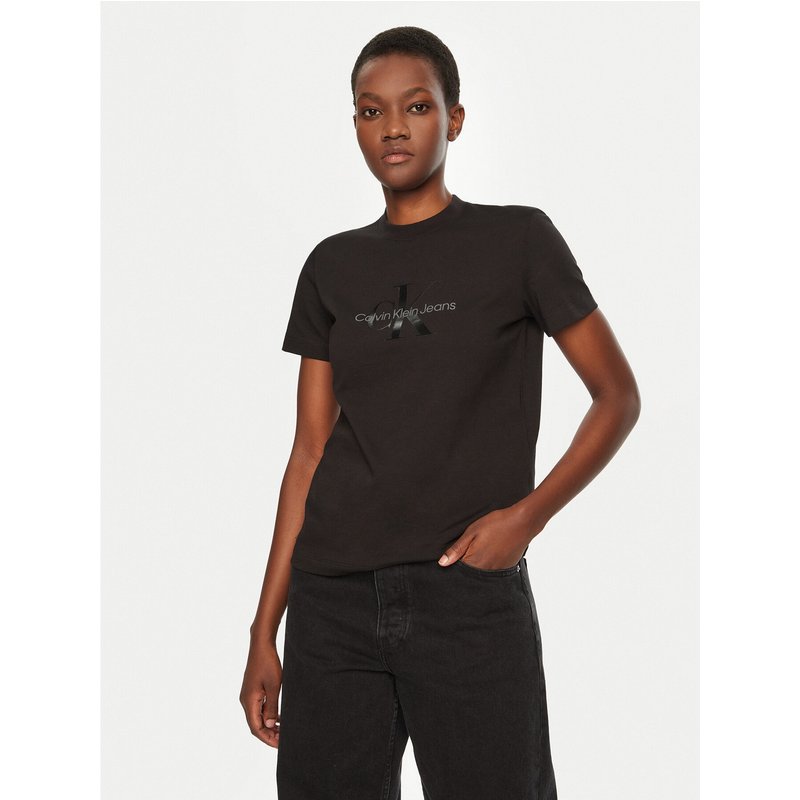Calvin Klein Jeans T-Shirt J20J224983 Schwarz Regular Fit