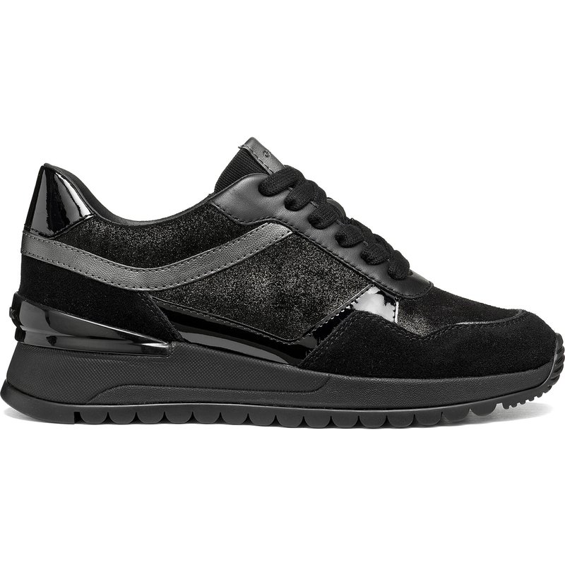 Sneakers Geox D Desya D6500A 0QM22 C9999 Schwarz