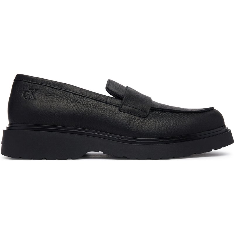 Slipper Calvin Klein Combat Ess Loafer Tu Lth HM0HM02347 Schwarz