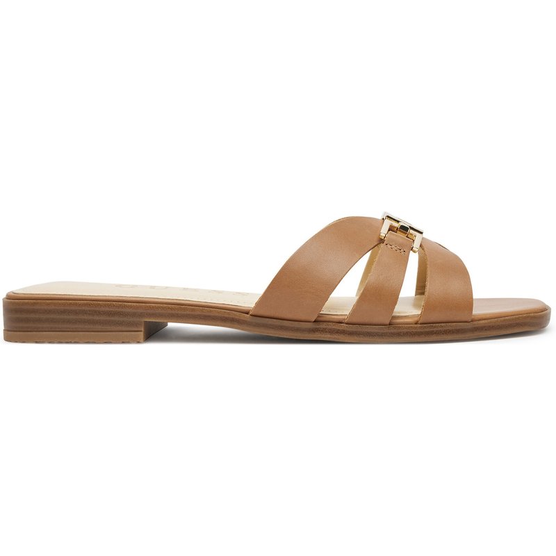 Pantoletten Guess FLJRLL LEA19 Braun