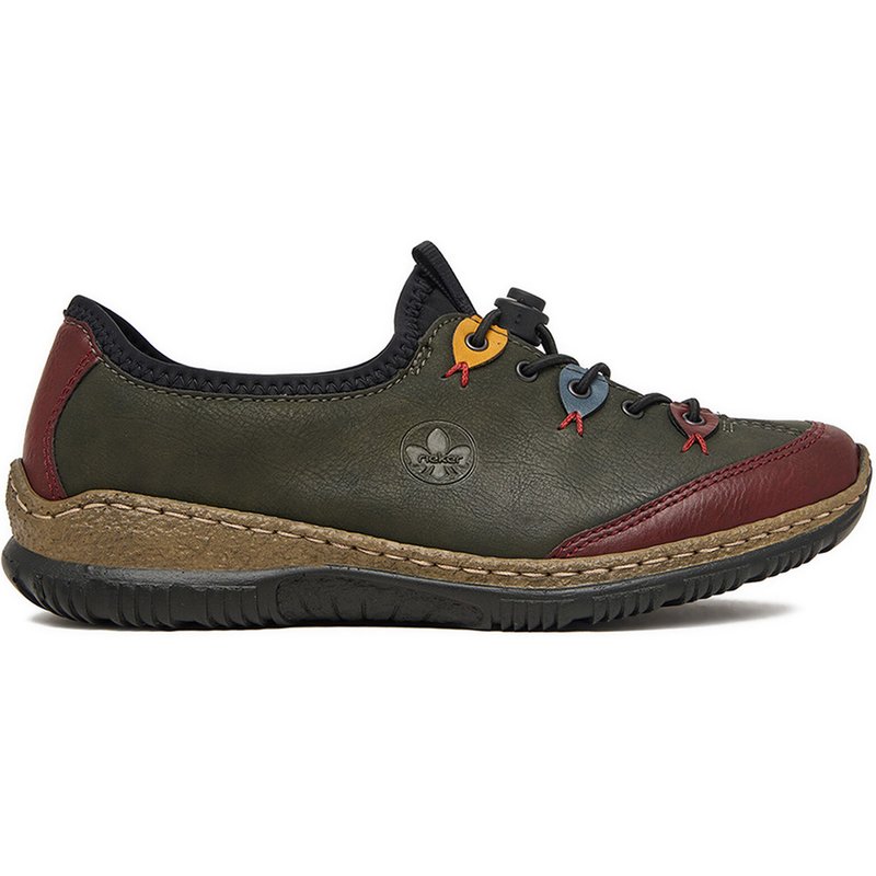 Halbschuhe Rieker CEO-N3271-54 Dunkelgrün