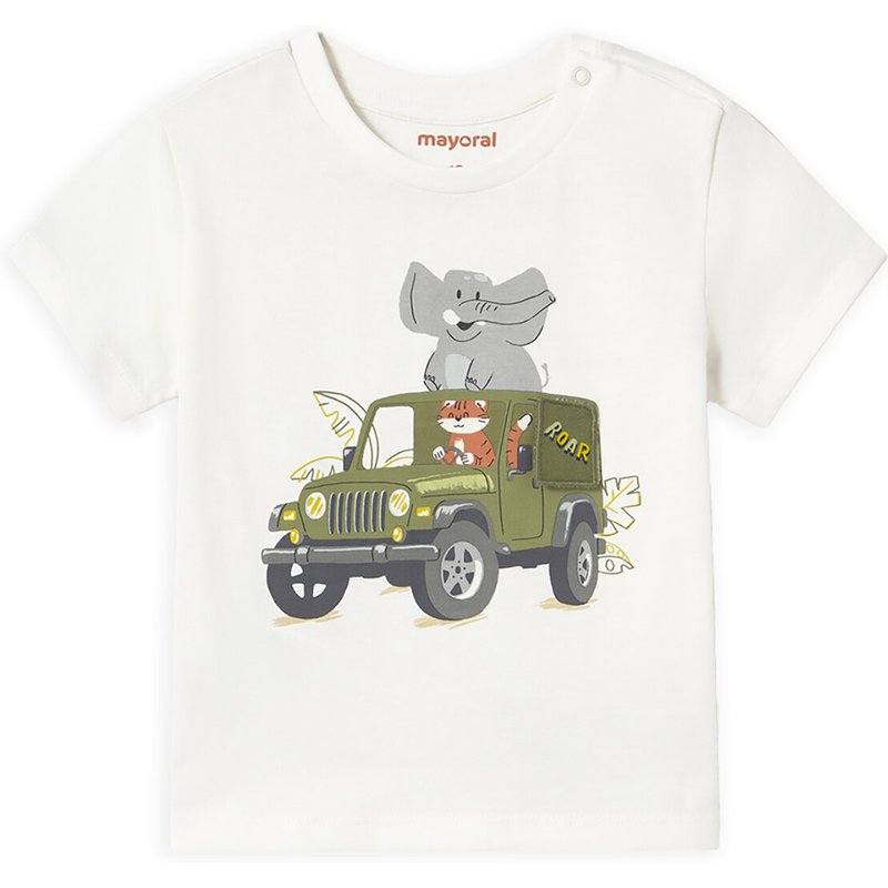 Mayoral T-Shirt 1053 Weiß Regular Fit