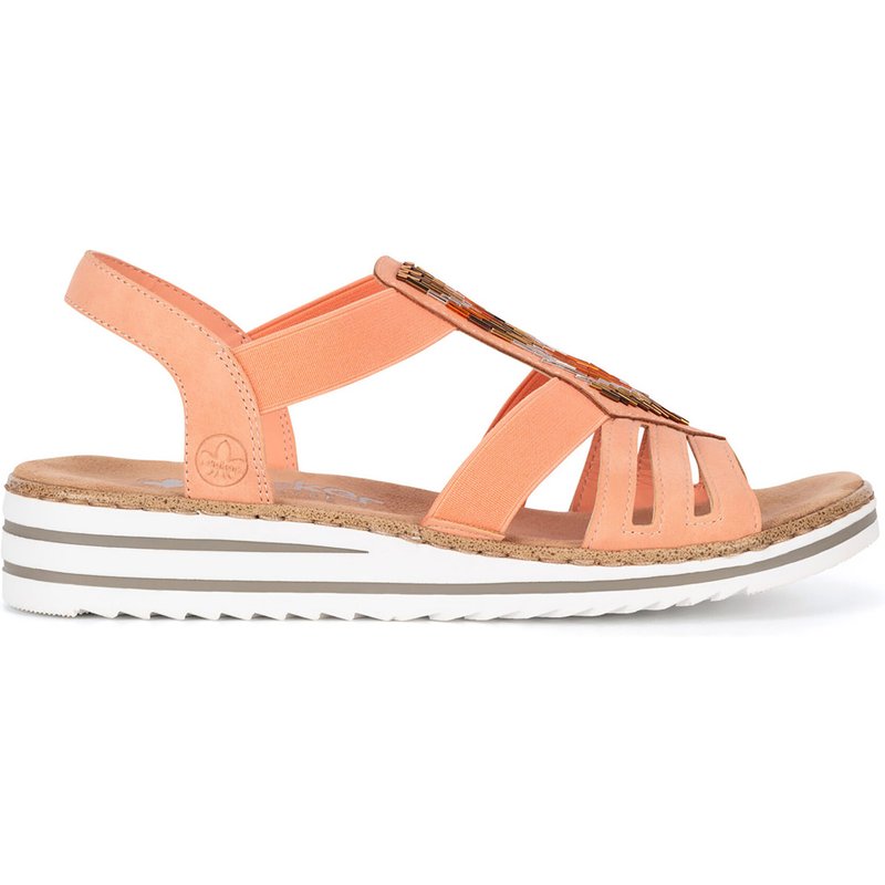 Sandalen Rieker V0651-38 Orange
