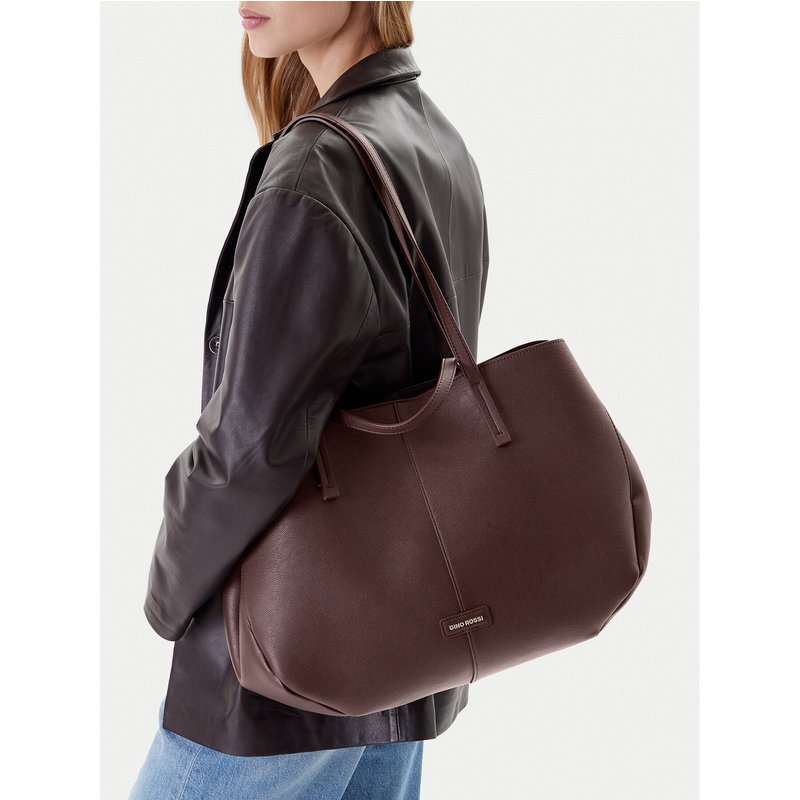 Handtasche GINO ROSSI C-HADIJA-KY125 Dunkelbraun