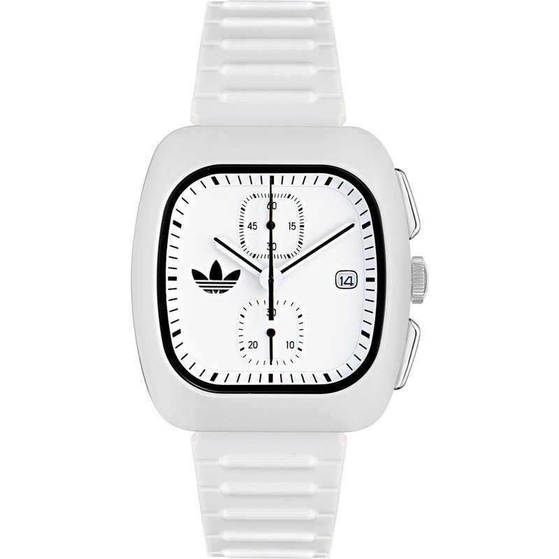 Uhr adidas Retro Wave Two Chrono AOSY24532 Weiß