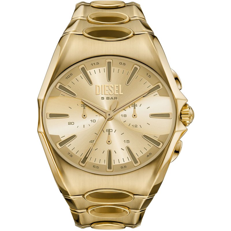 Uhr Diesel D-Curve Chronograph DZ4695 Goldfarben