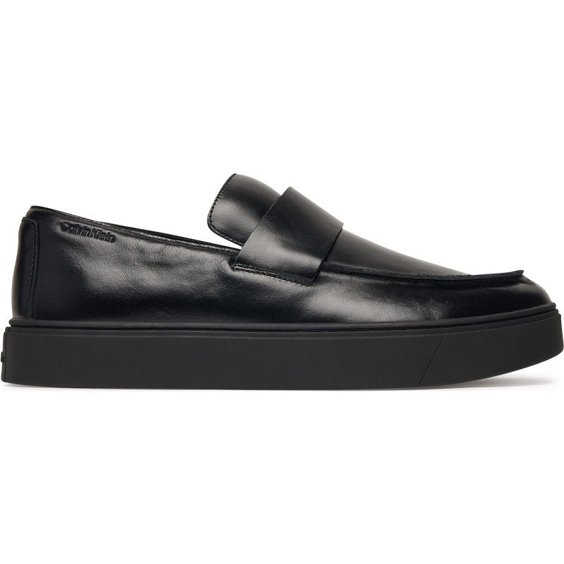 Halbschuhe Calvin Klein Hybrid Clean Cup Loafer Band Lth HM0HM02250 Schwarz