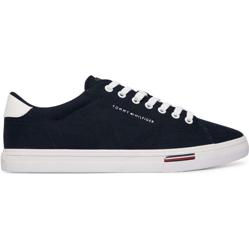 Sneakers aus Stoff Tommy Hilfiger Vulc Core Rwb Long FM0FM05813 Dunkelblau
