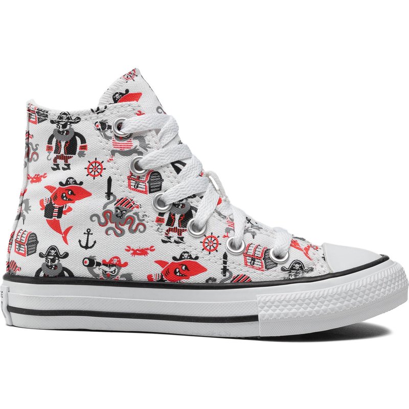 Sneakers aus Stoff Converse Chuck Taylor All Star Pirate 372874C Weiß