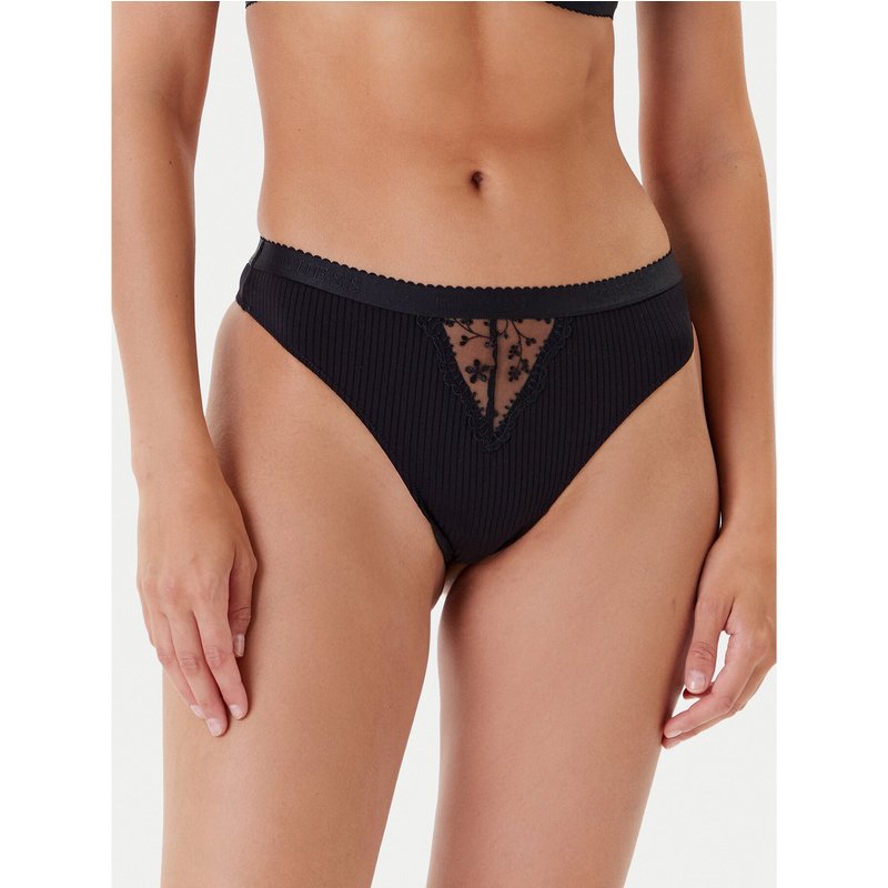 Guess Stringtanga O5GE06 KCQ60 Schwarz