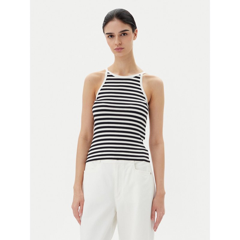 Pieces Top Jane 17155477 Schwarz Slim Fit