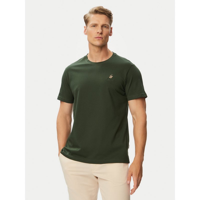 Beverly Hills Polo Club T-Shirt P-SS26M-TS41740 Grün Regular Fit