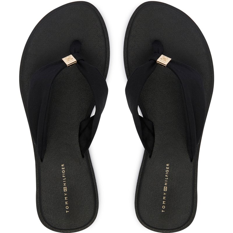 Zehentrenner Tommy Hilfiger Scandi Soft Summer Sandal FW0FW09421 Schwarz