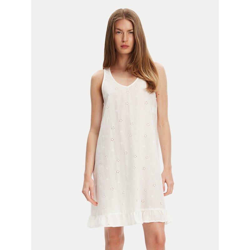 United Colors Of Benetton Nachthemd 4SHX3C008 Écru Regular Fit
