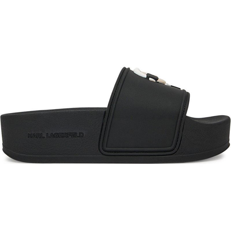 Pantoletten KARL LAGERFELD Kondo Maxi KL80805A Schwarz