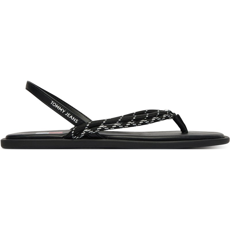 Sandalen Tommy Jeans Tjw Casual Rope Sandal EN0EN02951 Schwarz