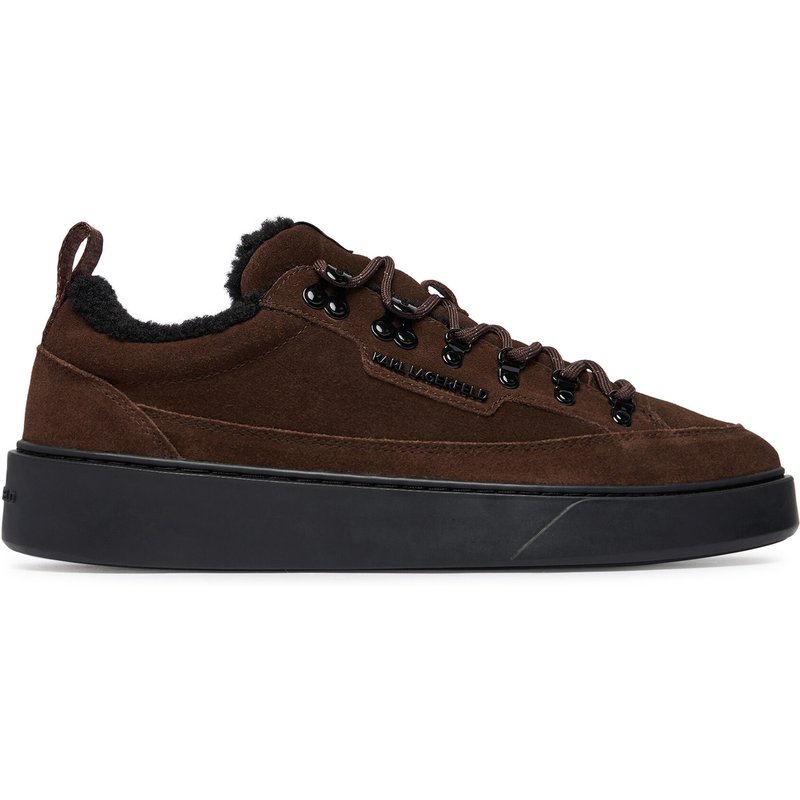 Sneakers KARL LAGERFELD Flint II KL53322L Dunkelbraun
