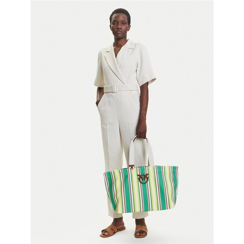 Handtasche PINKO Shopping Bag Extra PE 25 PLTT 104754 A2G5 Grün
