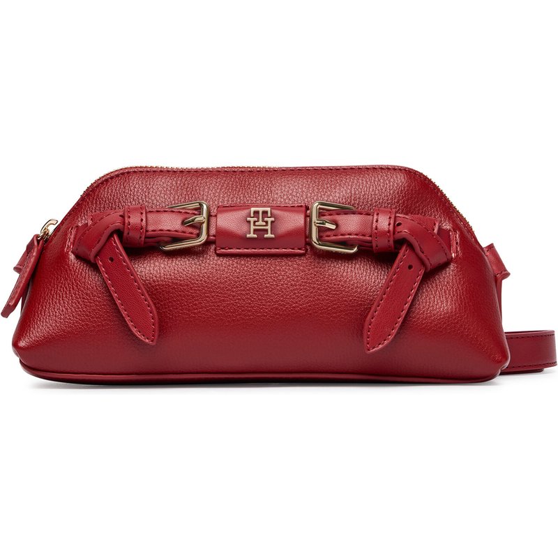Handtasche Tommy Hilfiger Th Buckle AW0AW19511 Rot