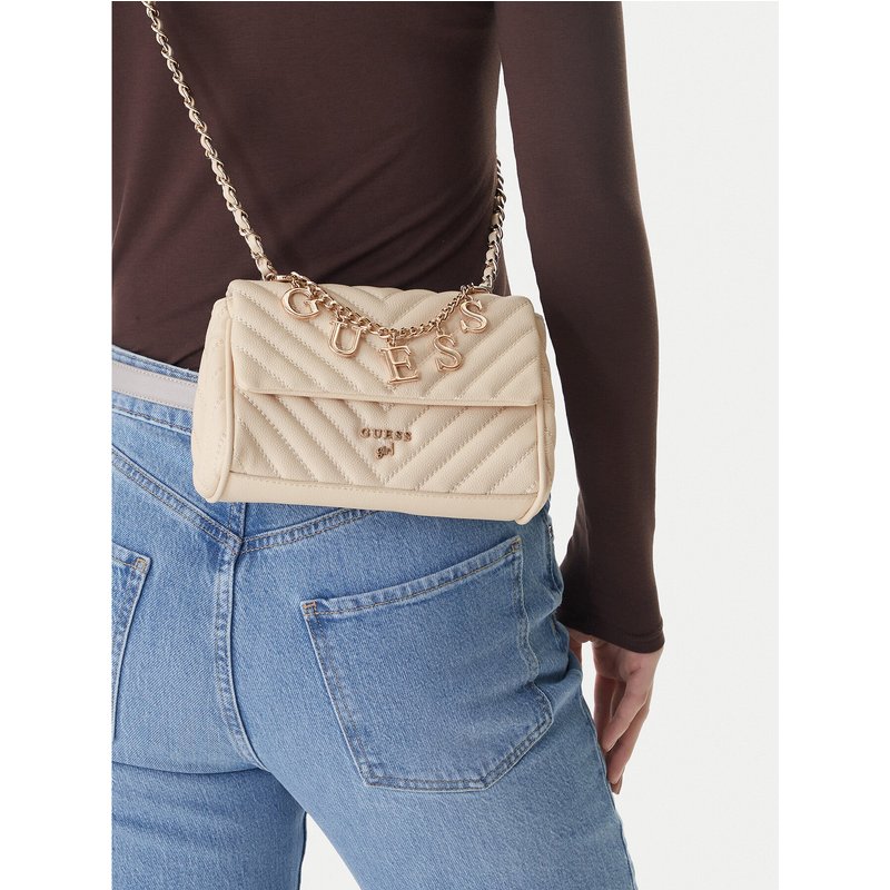 Handtasche Guess J4YZ45 WFZL0 Écru