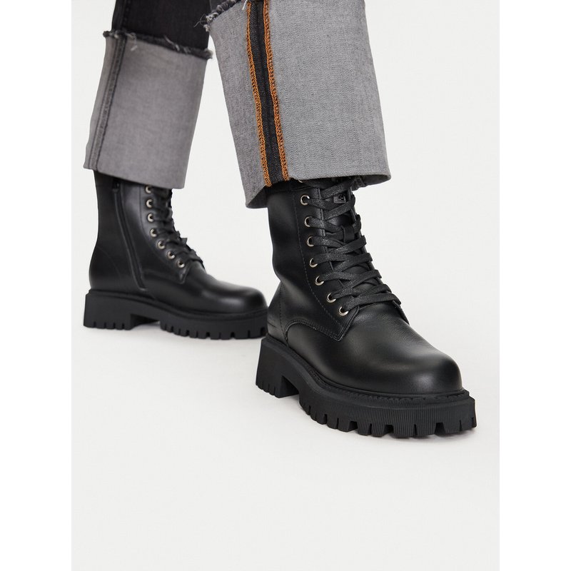 Schnürstiefeletten Napapijri Liorn NP0A4IKF Schwarz
