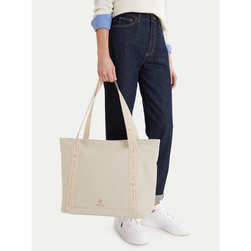 Handtasche Beverly Hills Polo Club CWBEO-BHPC-L-016-09 Creme