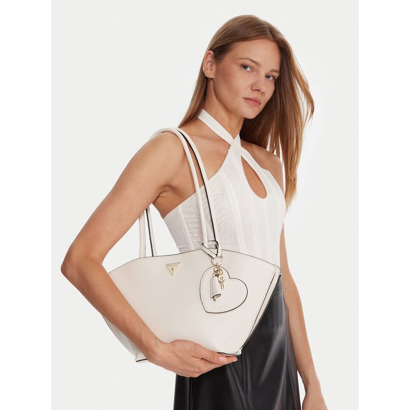 Handtasche Guess Bolena HWZG92 07090 Écru